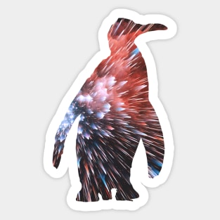 Space Penguin Sticker